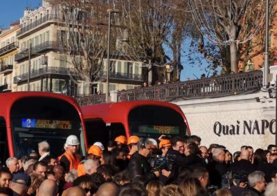 Ligne 2 tramway inauguration Port